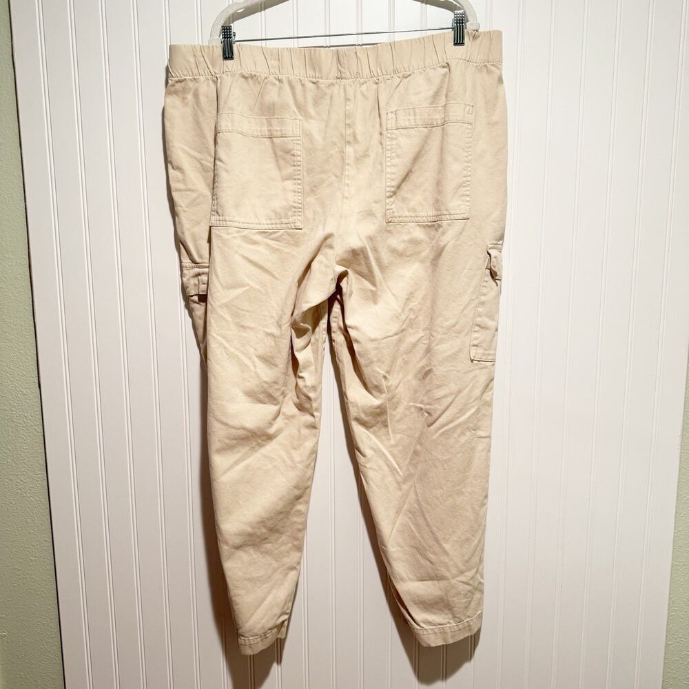 GAP Tan Pull On Cargo Pants Baggy Size XXL - Picture 4 of 5